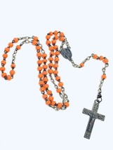 Vintage Rosary Orang Beads  - $76.50