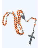 Vintage Rosary Orang Beads  - $94.46 CAD