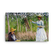 Claude Monet In The Woods At Giverny Blanche Hoschede Monet At Her Easel With Su - $99.00+