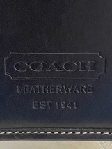 COACH Vintage Daily Planner Clutch Zip Agenda Black Leather + Note Pad - $65.00