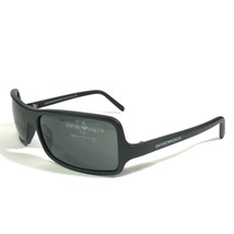 Emporio Armani Sunglasses 708-S 020-S/6 Black Square Frames with Green Lenses - £56.78 GBP