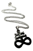 Sulphur Cross Church of Satan Pendant Necklace Leviathan Solid Steel Lucifarian - £9.94 GBP