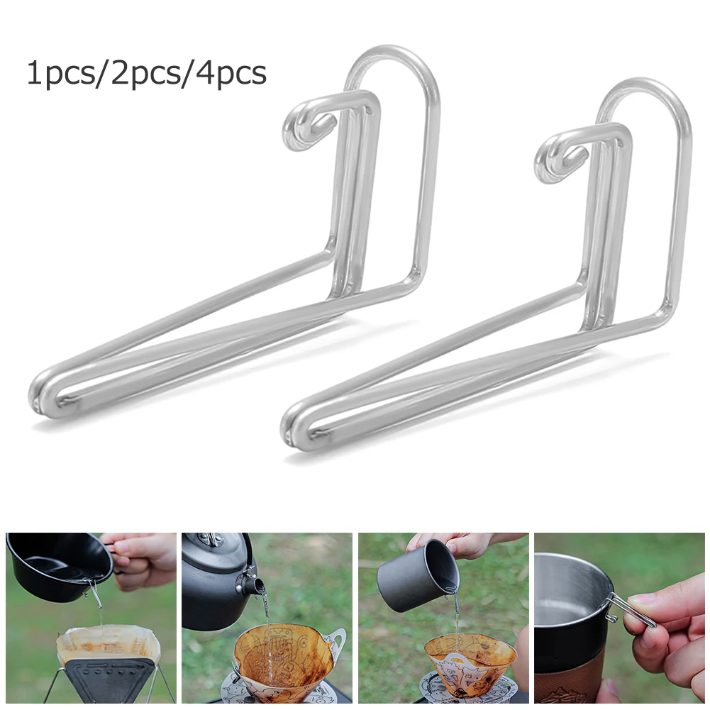 Stainless Steel Camping Bowl Water Guide Frame Lightweight Outdoor Water Cup - £8.75 GBP
