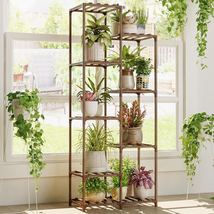 Plant Stand Indoor Tall Plant Shelf Outdoor Corner Plants Table Wood Flo... - $40.68