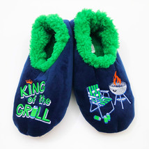 Snoozies Men&#39;s Slippers King of the Grill Small 7/8 Blue - £11.89 GBP