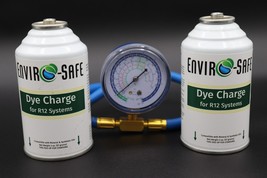 Dye Charge for R12 Refrigerant Systems, R12, R-12, Envirosafe, 2 cans/Gauge - £26.52 GBP