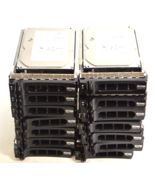 LOT OF 14 HITACHI Dell XX517 450GB 15K 3.5&quot; SAS 3GBPS Hard Drive WITH CADDY - £256.74 GBP