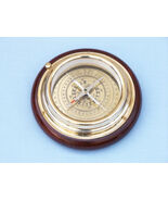 Large Marine decorative brass 6" nautical directional desk compass instrument - $25.00