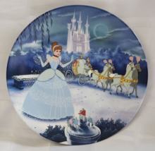 Cinderella Walt Disney Treasured Moments Collector&#39;s Display Movie Plate Knowles - £18.10 GBP