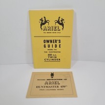 Ariel 650 Twin Cylinder FH Huntmaster Owner&#39;s Handbook Guide Book For 1955 - $24.74