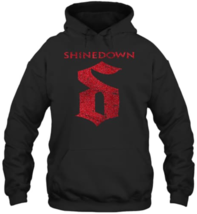 Shinedown Rock Band reprint Fits All Size Hoodie Sweatshirt Black Gift Fans - £29.72 GBP+