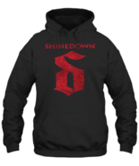 Shinedown Rock Band reprint Fits All Size Hoodie Sweatshirt Black Gift Fans - £29.46 GBP+