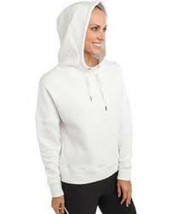 NWT Spalding Women&#39;s White Chevron-Quilted Yoga Hoodie - $19.95