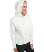 NWT Spalding Women&#39;s White Chevron-Quilted Yoga Hoodie - $27.37 CAD