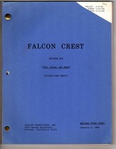 *Falcon Crest - Win, Place, And Show (1984) Revised Final Draft Script S3, Ep 25 - £58.98 GBP