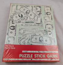 Vintage 1981 Avalon Hill Puzzle Stick Game Money The Buck Stops Here SEA... - $9.89
