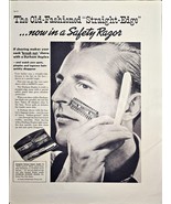 Durham Duplex Old fashion straight edge safety razor-1937 Vintage Print Ad - $223.33 MXN