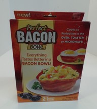 As Seen On TV The Perfect Bacon Bowl  Set of 2 NEW IN BOX, Plus Instructions - £7.79 GBP