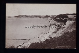 TQ3863 - Isle of Wight - Along the Beaches at Colwell Bay, c1930s - postcard - $2.54