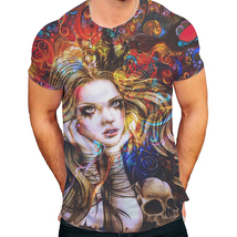 Explore Bold Punk Rock Gothic and Mediaval Full Print Tees For Unique Style - £19.65 GBP