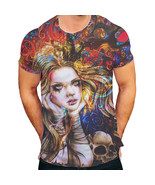 Explore Bold Punk Rock Gothic and Mediaval Full Print Tees For Unique Style - £18.80 GBP