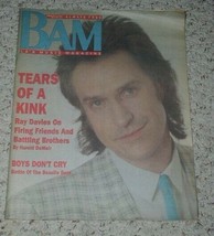 The Kinks BAM Magazine Vintage 1987 Ray Davies - $29.99