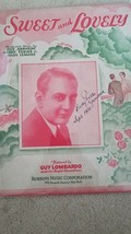 Vintage Sheet Music Sweet And Lovely 1931 - £15.03 GBP