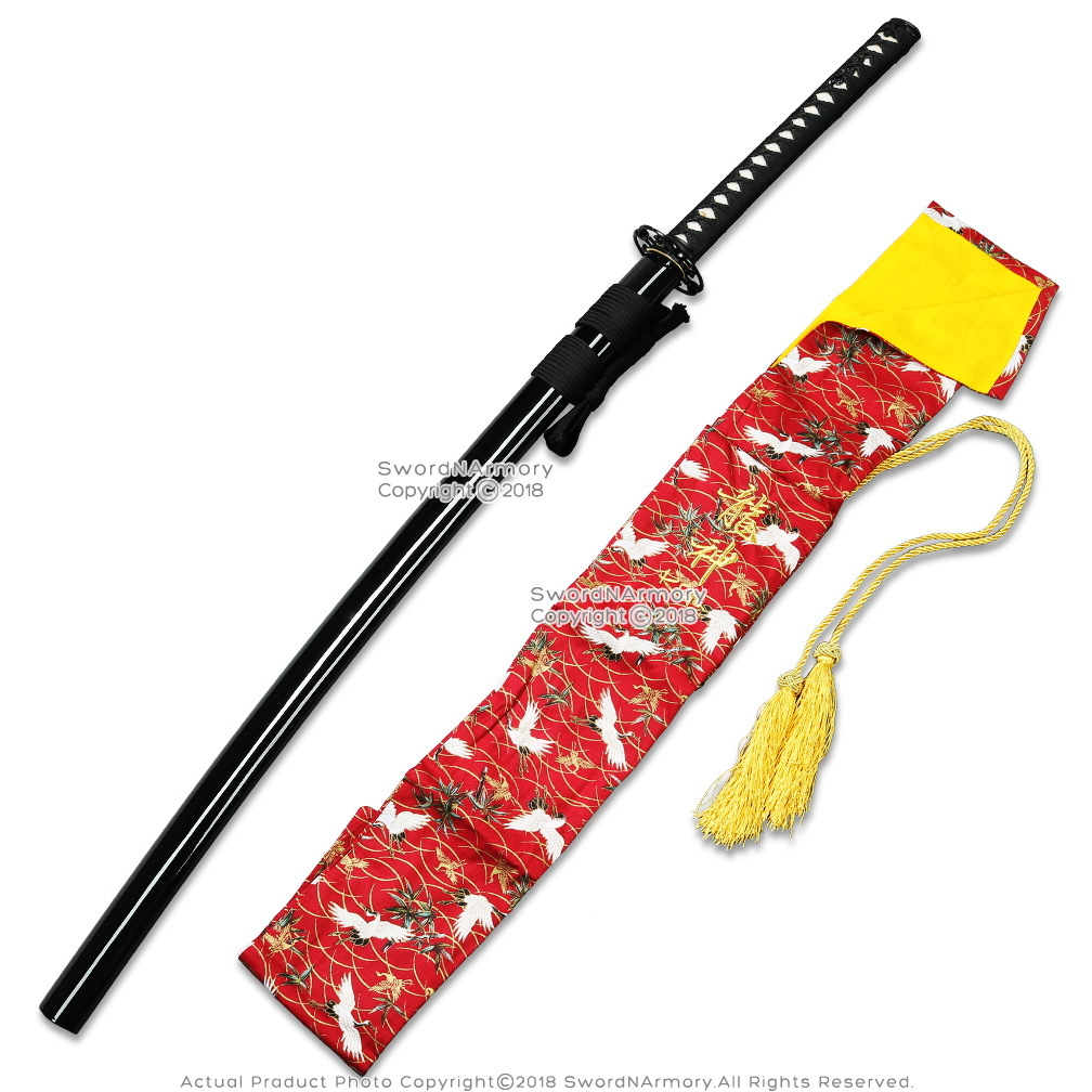 54" Luxury Silk Brocade Samurai Katana Sword Bag Ryujin Kanji Multiple colors Item image 3