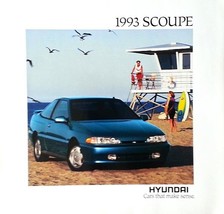 1993 Hyundai SCOUPE sales brochure catalog US 93 LS Turbo - $6.00