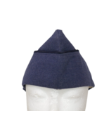 US Air Force USAF 1951 Cap Flight Wool Serge Hat Blue-84 - $45.90 CAD