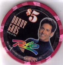 $5 Danny Gans Only at the Rio Las Vegas Casino Chip - £11.75 GBP