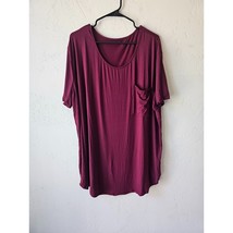 5X SIZE WOMENS T SHIRT WITH POCKET NEW - $11.00