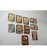 1974 Topps Wacky Packages Truant Cigarettes Sticker Cards 10 lot - $376.79 MXN