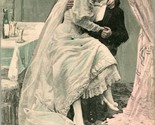 Vtg Postcard 1907 Romance Newlyweds Marriage Congratulations Greetings - £6.95 GBP