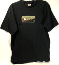 James Taylor Tour 1998 Black Double-Sided Vintage Rock Tisbury Q-Tees T-Shirt XL - $38.72