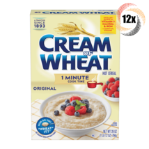 12x Boxes Cream Of Wheat Original 1 Minute Hot Cereal | 28oz | Fast Shipping - £97.43 GBP