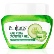 Natural Aloe Vera Cucumber Gel For Hydrated &amp; Smooth Skin 100gm - £10.43 GBP