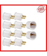 Convert Outlet to E26/E27 Light Bulb Socket - 660 Watt, Easy Plug-In Ada... - $39.93 CAD