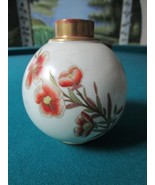 Royal Worcester England Floral Bulb Vase 4 X 3 1/2&quot; Original [170K] - $104.15 CAD
