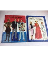 Ronald &amp; Nancy Reagan Paper Doll Books, Hollywood, President, Costumes v... - $461.13 MXN