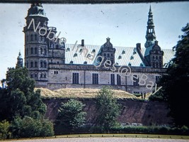 1948 Kronborg Slot Castle Hillerod Denmark Glass Covered Kodachrome Slide - £4.38 GBP