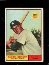 1961 Topps #68 Deron Johnson Vg Yankees *NY11070 - £2.70 GBP