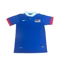 Nike Dri-Fit 2014-2015 Malaysia Authentic Away Blue Soccer Jersey Men&#39;s Size S - £27.90 GBP