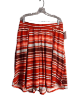 Lularoe Madison Skirt With Pockets Red White Black Checkered Print Size ... - $18.81