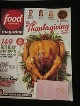 Food Network Magazine November 2017 The Big Thanksgiving Issue Brand New - £7.85 GBP
