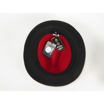 Men BENTLY Hat Australian Wool Fedora Damien Collection DM754 Red/Black image 6