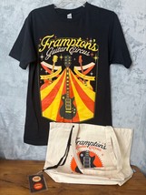 NEW Frampton&#39;s Guitar Circus T-Shirt &amp; Canvas Tote Bag Set w/ VIP Lanyar... - $27.98