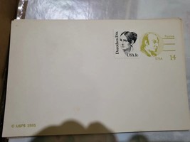 Vintage Post Card - 1985 USPS 14 Cent Prepaid Post Card - George Wythe, Patriot - £4.09 GBP
