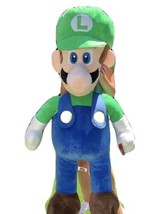 Official Nintendo Super Mario Bros Brothers Luigi 48 inch / 4 ft JUMBO Plush New - £149.42 GBP