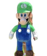 Official Nintendo Super Mario Bros Brothers Luigi 48 inch / 4 ft JUMBO Plush New - $189.95